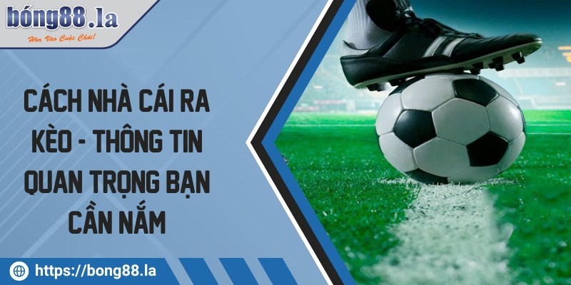 Cách nhà cái ra kèo - Thông tin quan trọng bạn cần nắm 4 cach nha cai ra keo